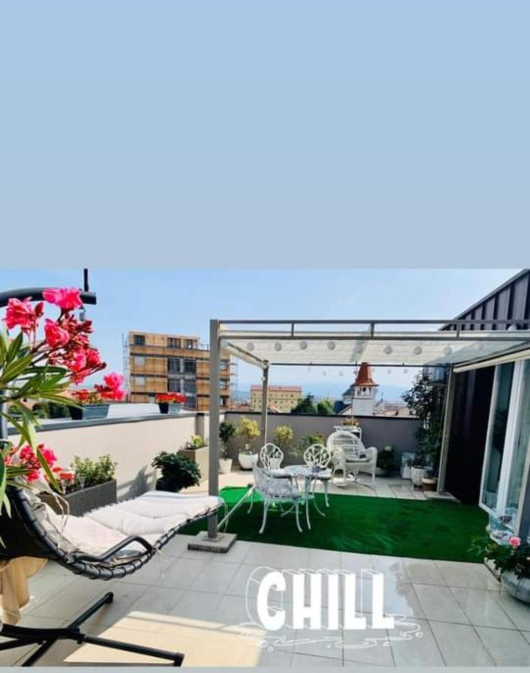Sibiu Bach Penthouse Leilighet Eksteriør bilde